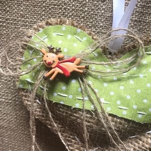 Handmade holiday ornaments by Alison K